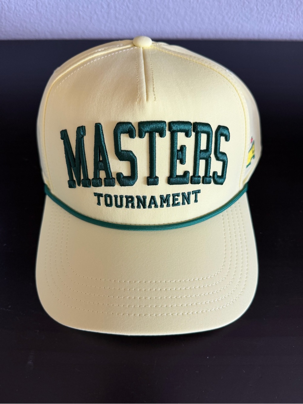 Masters Tournament Yellow Golf SnapBack From Augusta National